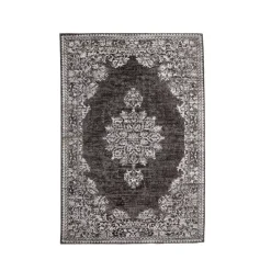 Tappeto da soggiorno rettangolare jacquard (160 x 230 cm) Sana Grigio