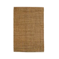 Tappeto da soggiorno rettangolare in juta tessuto a mano (160 x 230 cm) Yuto Marrone