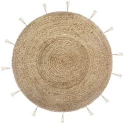 Sale Tappeto juta (Ø80 cm) Lurex Cosy Tappeti Soggiorno/Camera
