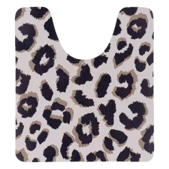 Best Tappeto per wc antiscivolo con sagoma leopardata (45 x 50 cm) Serengeti e Bianco Tappeto Bagno|Biancheria Bagno