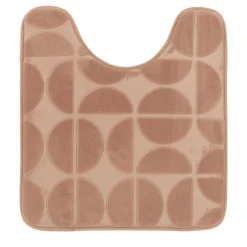 Discount Tappeto per wc con memory foam (45 x 50 cm) Motivo Cappuccino Tappeto Bagno|Biancheria Bagno