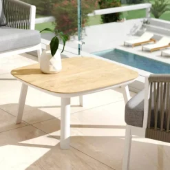 Best Tavolino da giardino quadrato alluminio Amalfi Tavolini Da Giardino, Divani
