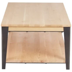 Tavolino rettangolare in rovere massiccio (120 cm) Bristol Naturale