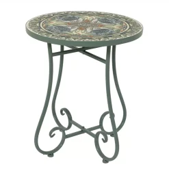 Best Tavolino rotondo in mosaico (H46 x D39 cm) Cancùn Tavolini Da Giardino, Divani