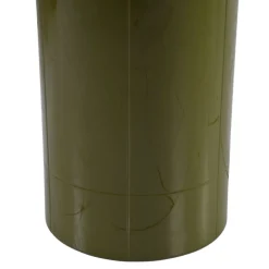 Tavolino rotondo in vetro e MDF (H51 cm) Jila Verde