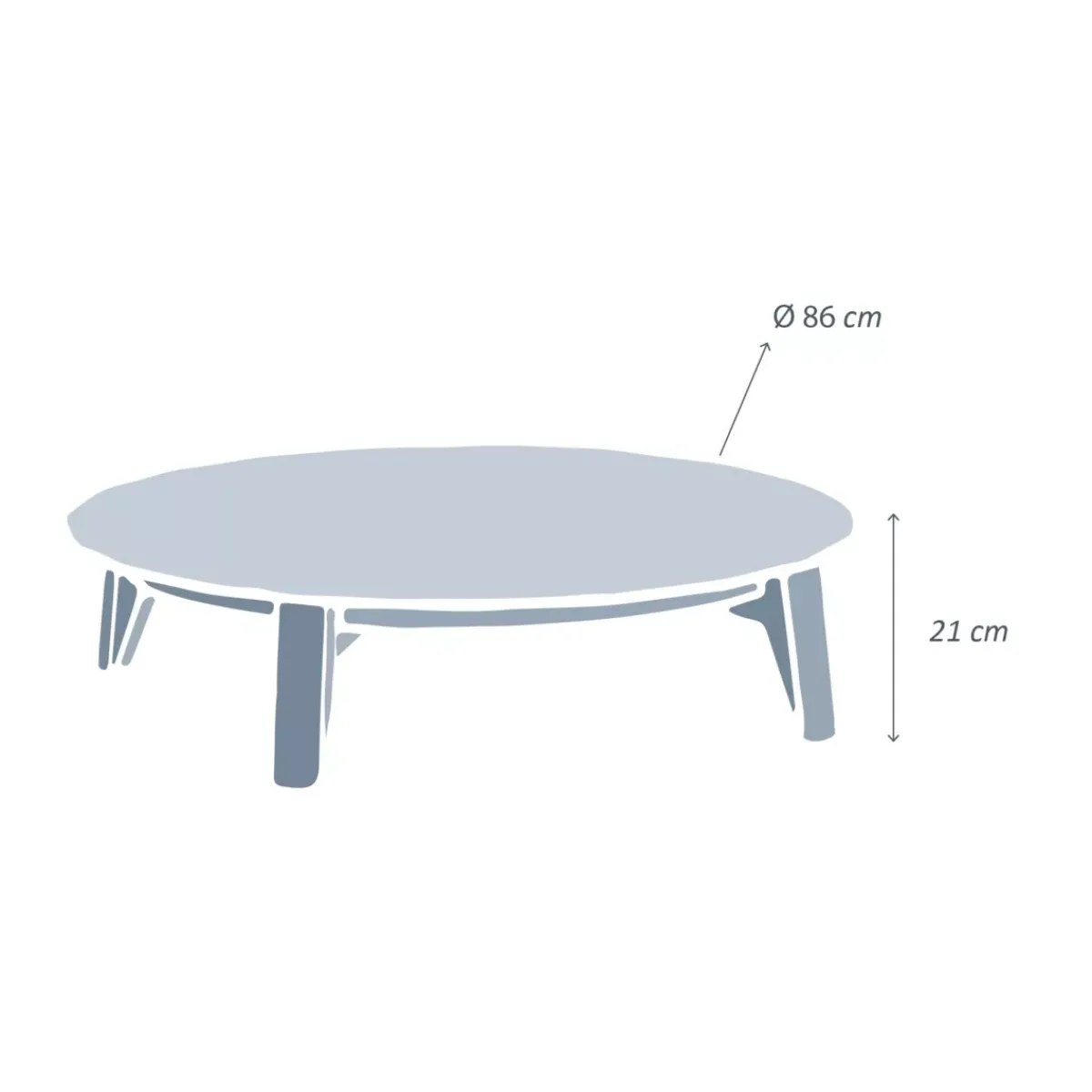 Online Tavolino rotondo (P86 cm) Monte Carlo Tavolini Da Giardino, Divani