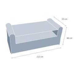 Clearance Tavolo basso rettangolare Calvi - Tavolini Da Giardino, Divani
