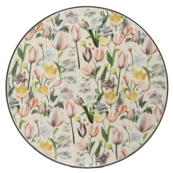 Tavolo bistro rotondo pieghevole in mosaico (D58 cm) Lisse Pastel Salotto Da Balcone|Tavoli Da Giardino