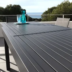 New Tavolo da giardino allungabile alluminio 12 posti (200/320 x 100 cm) Murano Grigio Salotto Da Giardino|Tavoli Da Giardino