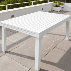 Outlet Tavolo da giardino allungabile alluminio 10 posti (135/270 x 90 cm) Murano Salotto Da Giardino|Tavoli Da Giardino