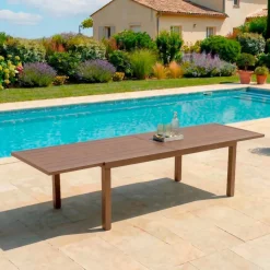 Tavolo da giardino allungabile in alluminio 12 posti (200/320 x 100 cm) Murano Salotto Da Giardino|Tavoli Da Giardino