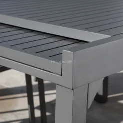 Online Tavolo da giardino allungabile alluminio 8 posti Murano Grigio Salotto Da Balcone|Salotto Da Giardino