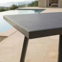 Discount Tavolo da giardino estensibile automatico in alluminio 10 posti (200/260 x 96 cm) Amalfi Grigio Salotto Da Giardino|Tavoli Da Giardino