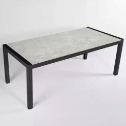 Tavolo da giardino in alluminio e ceramica 8 posti Modena Salotto Da Giardino|Tavoli Da Giardino
