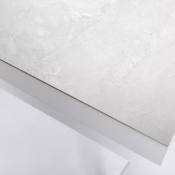 Hot Tavolo da giardino 6 posti Alluminio/Ceramica Modena (150 x 75 cm) e grigio Salotto Da Balcone|Salotto Da Giardino