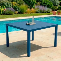 Clearance Tavolo da giardino quadrato in alluminio 8 posti Murano Salotto Da Balcone|Salotto Da Giardino