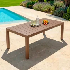 Outlet Tavolo da giardino rettangolare in alluminio 10 posti Murano Salotto Da Giardino|Tavoli Da Giardino