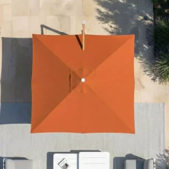 Telo per ombrellone decentrato (3 x 3 m) Elyra Terracotta