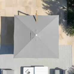 Telo per ombrellone decentrato (3 x 3 m) Elyra Grigio