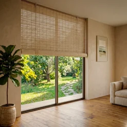 Tenda a rullo esterna effetto rattan (200 x 200 cm) Tanoa Tende A Rullo