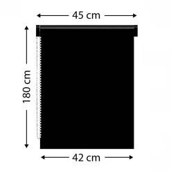 Discount Tenda a rullo oscurante (45 x H180 cm) Tinta unita Tende A Rullo