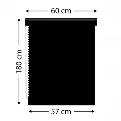 Discount Tenda a rullo oscurante (60 x H180 cm) Tinta unita Tende A Rullo