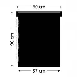 Discount Tenda a rullo oscurante (60 x H90 cm) Uni Tende A Rullo