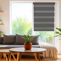 Sale Tenda a rullo (45 X H180 cm) Giorno/Notte Grigio Tende A Rullo