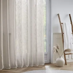 Discount Tenda con occhielli effetto lino (280 x 240 cm) Robin Tende Trasparenti