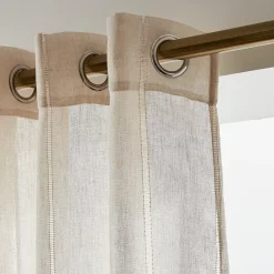 Discount Tenda con occhielli (140 x 280 cm) Leontina Tende Trasparenti