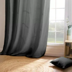 Online Tenda cotone Pixel Grigio Tende