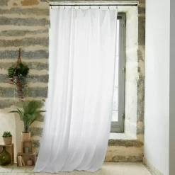 Discount Tenda garza di cotone regolabile (140 x max 300 cm) Gaïa chantilly Tende