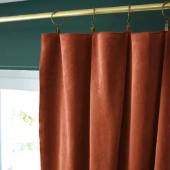 Tenda iin velluto di cotone regolabile (140 x max 270 cm) Victor Tende