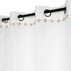 Tenda in cotone ricamato (140 x 260 cm) Camille Tende