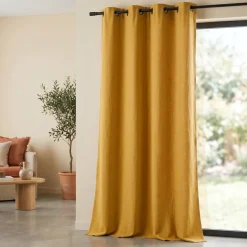 Sale Tenda in cotone tessuto (140 x 260 cm) Monaco curry Tende