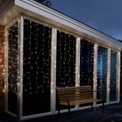 Tenda luminosa Alt. 1,50 m L2,25 m Super chaser Bianco caldo 240 LED