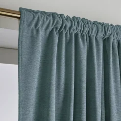 Clearance Tenda oscurante termica con passanti nascosti (140 x 240 cm) Minuit Grigio blu Tende