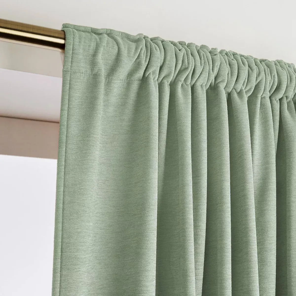 Tenda oscurante termica con passanti nascosti (140 x 240 cm) Minuit Verde kaki Tende