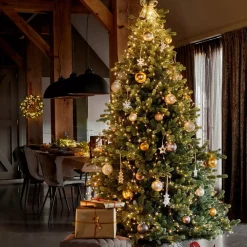 Tenda per albero Alt.2,40 m Bianco caldo 832 LED