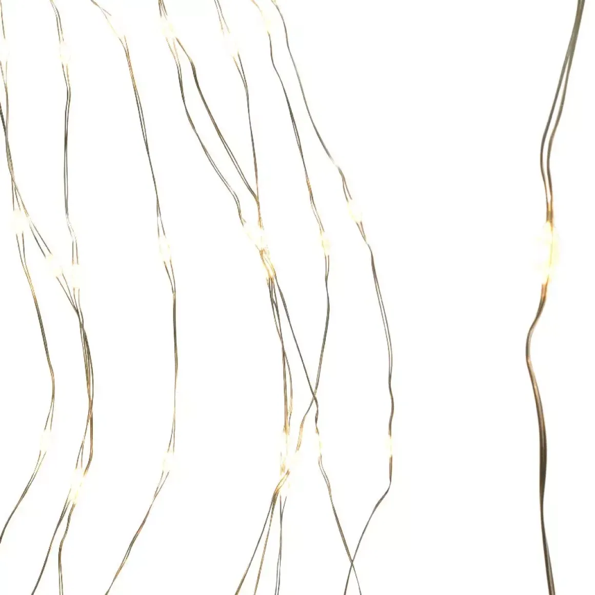 Tenda per albero Alt.2,10 m Bianco caldo 672 LED