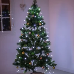 Tenda per albero Alt.2,40 m Bianco freddo 832 LED