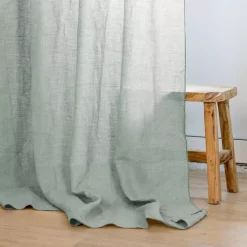 Discount Tenda regolabile lino lavato (140 x max 270 cm) Louise Tende