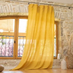 Clearance Tenda regolabile lino lavato (140 x max 270 cm) Louise Tende