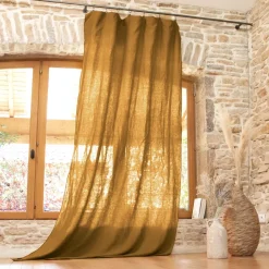 Sale Tenda regolabile lino lavato (140 x max 270 cm) Louise Tende