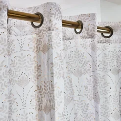 Discount Tenda trasparente con occhielli (140 x 240 cm) Majestia Beige Tende Trasparenti