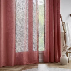 Online Tenda trasparente con occhielli effetto lino (140 x 240 cm) Robin Tende Trasparenti