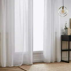Discount Tenda trasparente con occhielli (140 x 240 cm) Leontine Tende Trasparenti