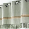 Hot Tenda trasparente cotone (140 x 240 cm) Janara Verde salvia Tende Trasparenti
