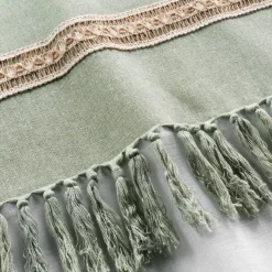 Hot Tenda trasparente cotone (140 x 240 cm) Janara Verde salvia Tende Trasparenti