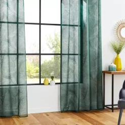 Best Tenda trasparente (140 x 240 cm) Feuilles cedro Tende Trasparenti